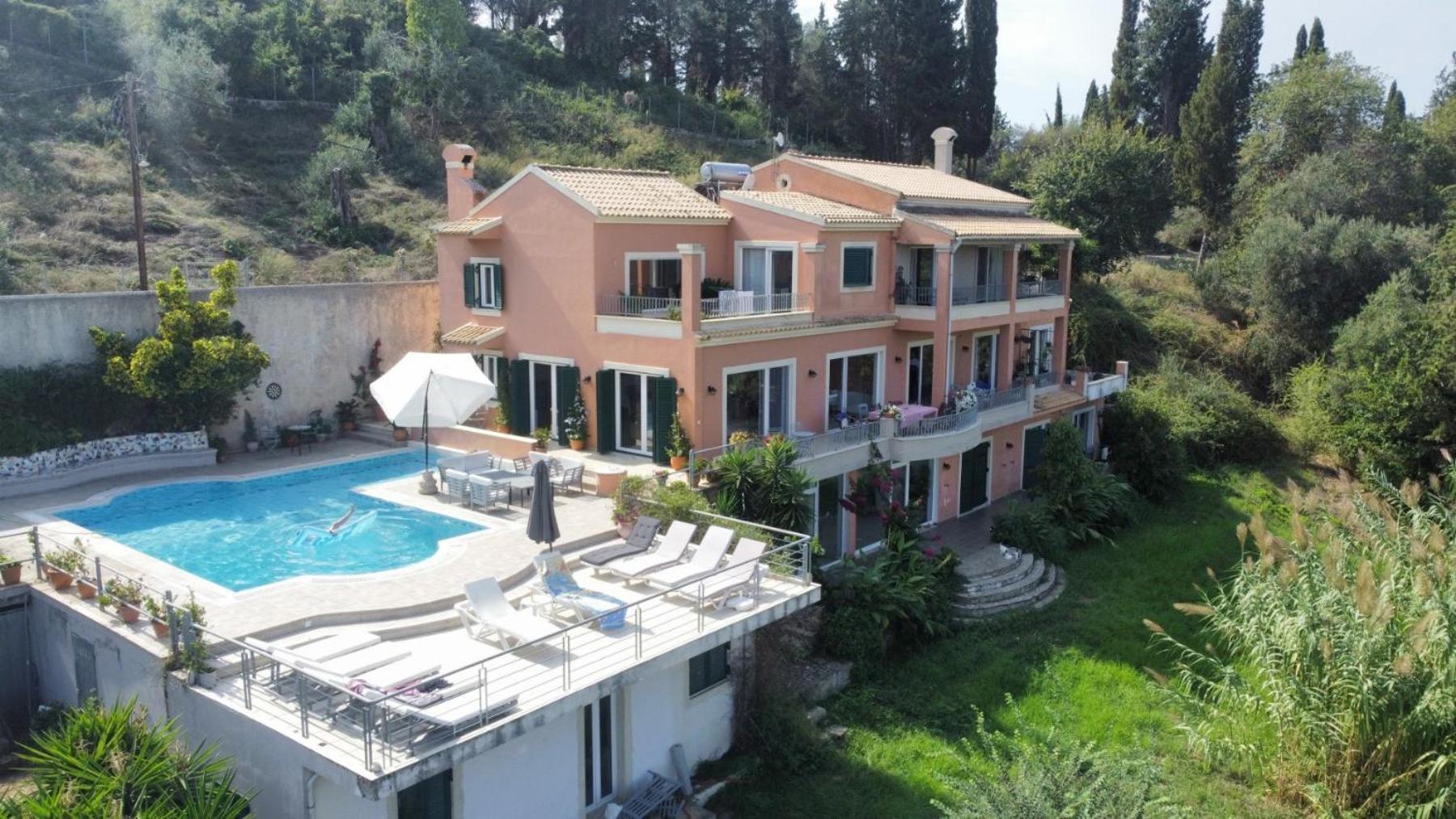 הוילה קונטואקלי Casa T With Amazing Views In Corfu מראה חיצוני תמונה