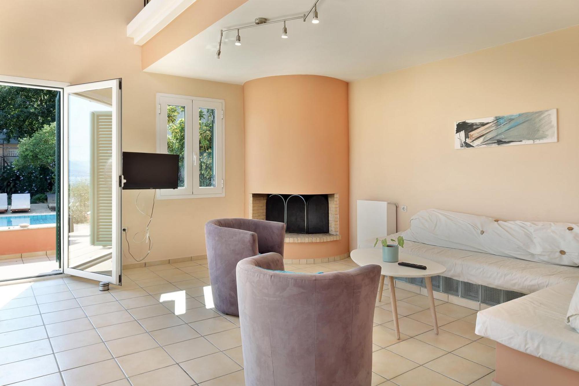 הוילה קונטואקלי Casa T With Amazing Views In Corfu מראה חיצוני תמונה